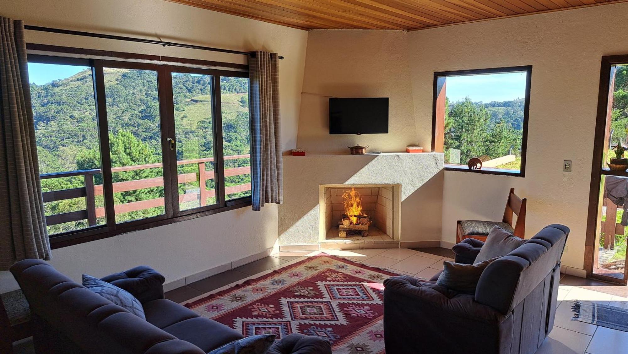 Вилла Casa Sossego Na Montanha Кампус-ду-Жордау Экстерьер фото
